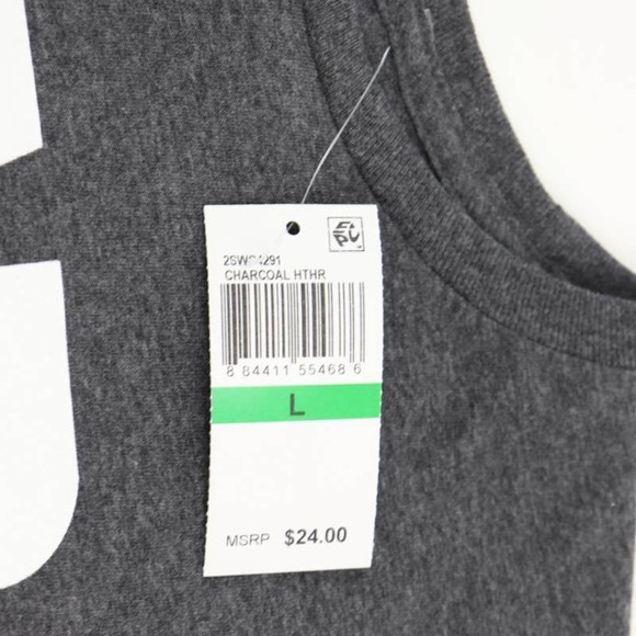 Star Wars Episodes Mens Graphic T-Shirt Gray White Heathered Crew Neck Tee L New - Picture 7 of 8